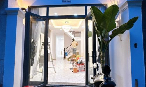 BÁN NHÀ BÌNH THẠNH HXH 4 TẦNG 4 PHÒNG NGỦ XE HƠI THÔNG TỨ TUNG NƠ TRANG LONG 6.45 TỶ.