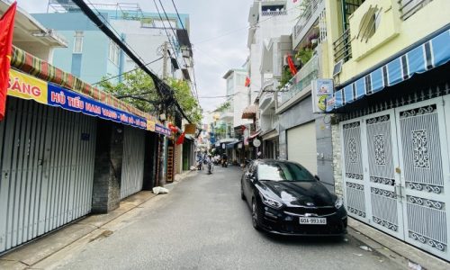 BÁN NHÀ MẶT TIỀN 32M2 3 TẦNG  NGANG 4M KINH DOANH ĐỈNH SPA KHU PHAN XÍCH LONG  CÔ GIANG 5.2 TỶ.