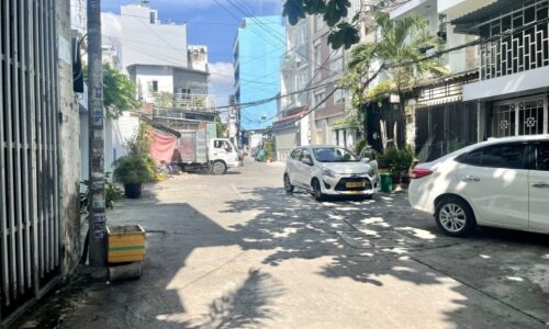 BÁN NHÀ BÌNH THẠNH HBG 70M2 2 TẦNG NGANG 5.3M VUÔNG  3 PN NƠ TRANG LONG 5.2 TỶ.